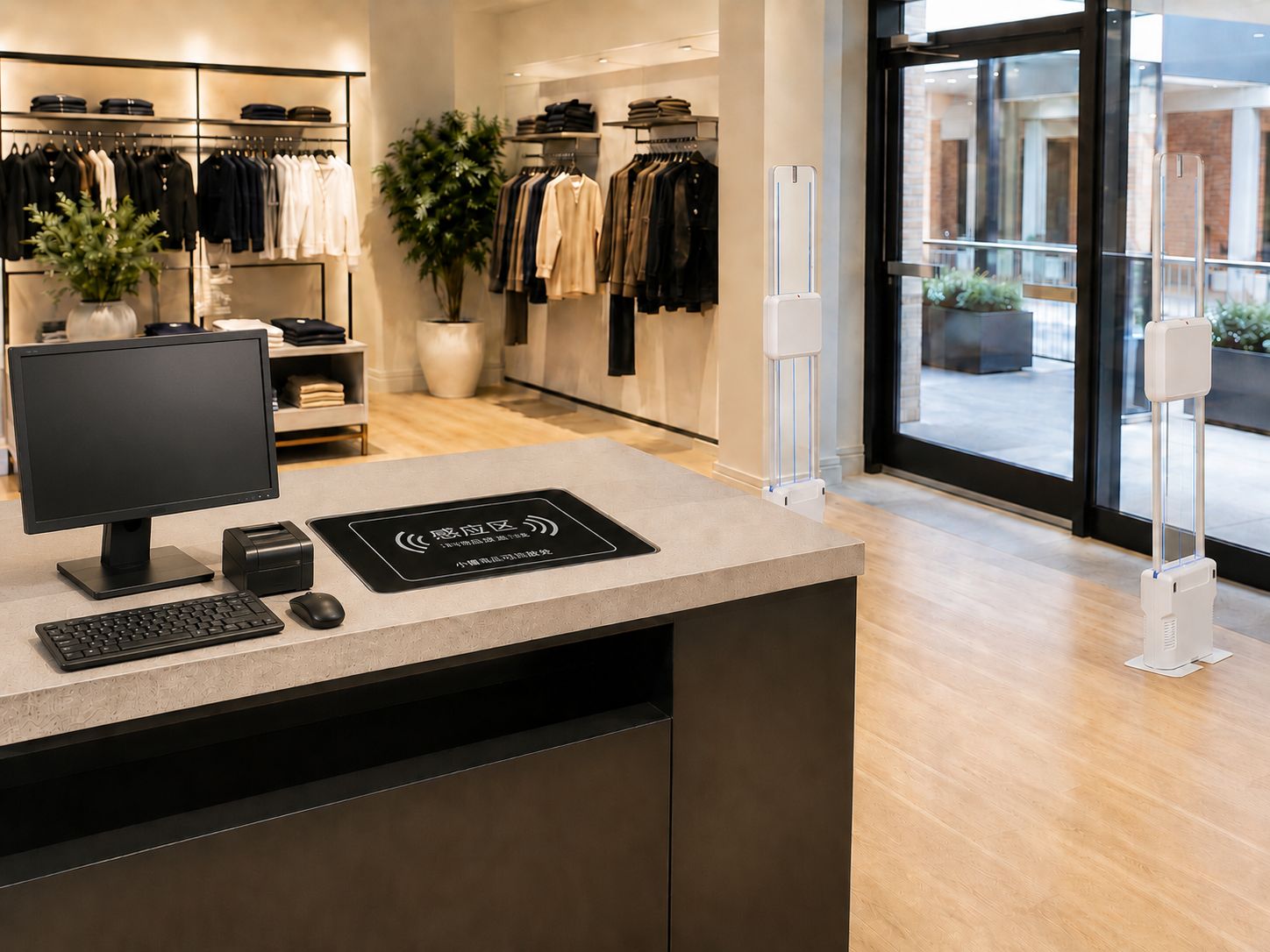 Fashion retail brand distribution center using item-level RFID operations