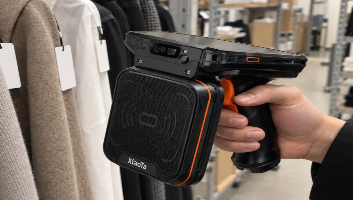 Handheld RFID inventory tracking for apparel garments